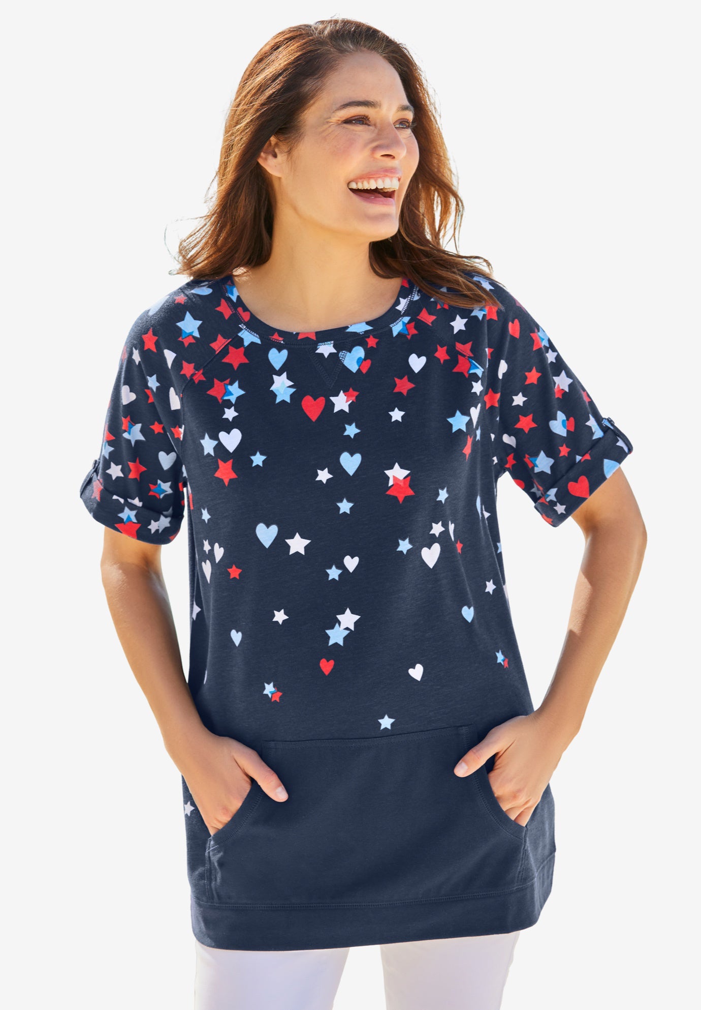 Americana Kangaroo Pocket Tee image number 3