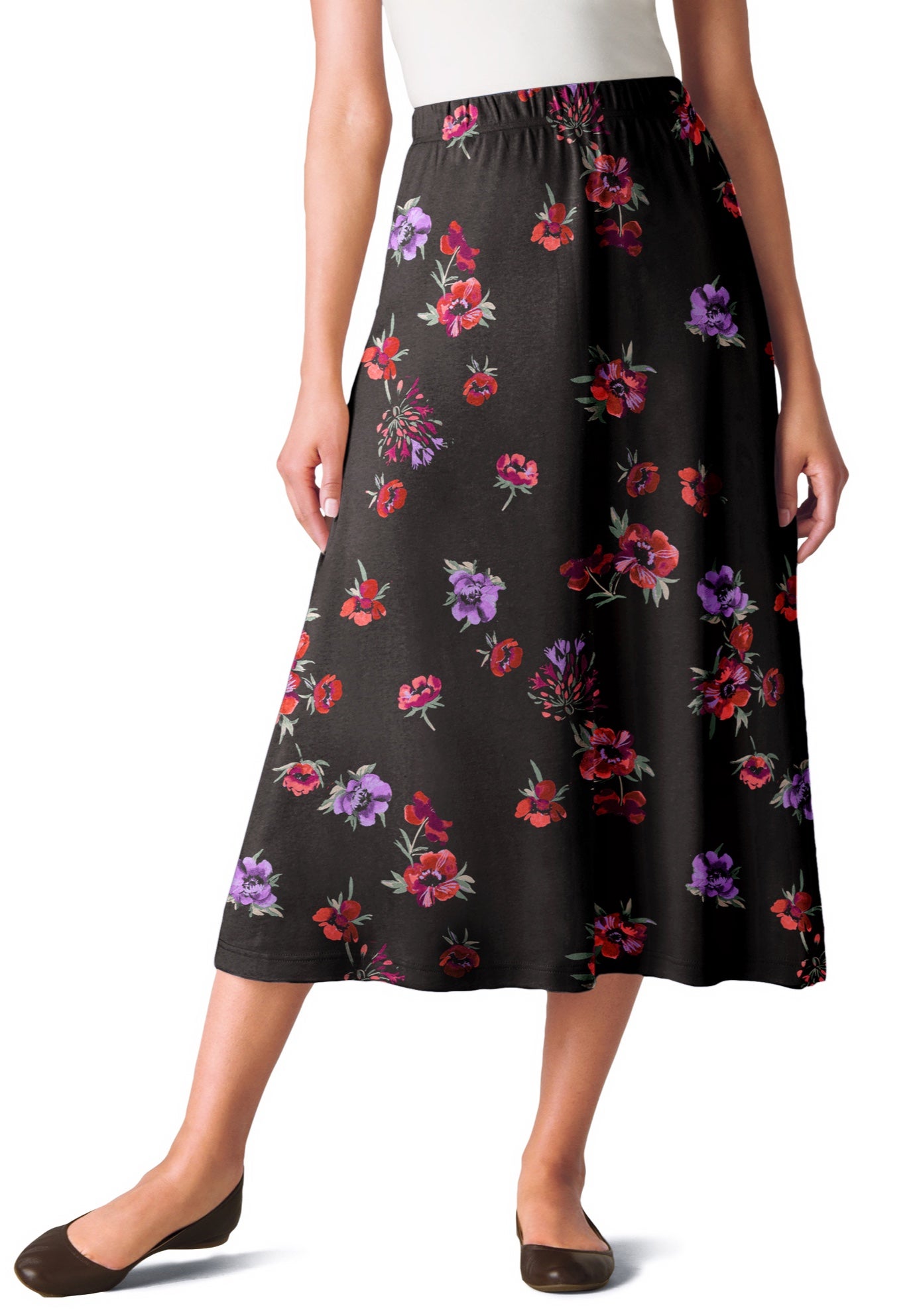 7-Day Knit A-Line Skirt image number 0