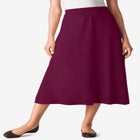 7-Day Knit A-Line Skirt image number null