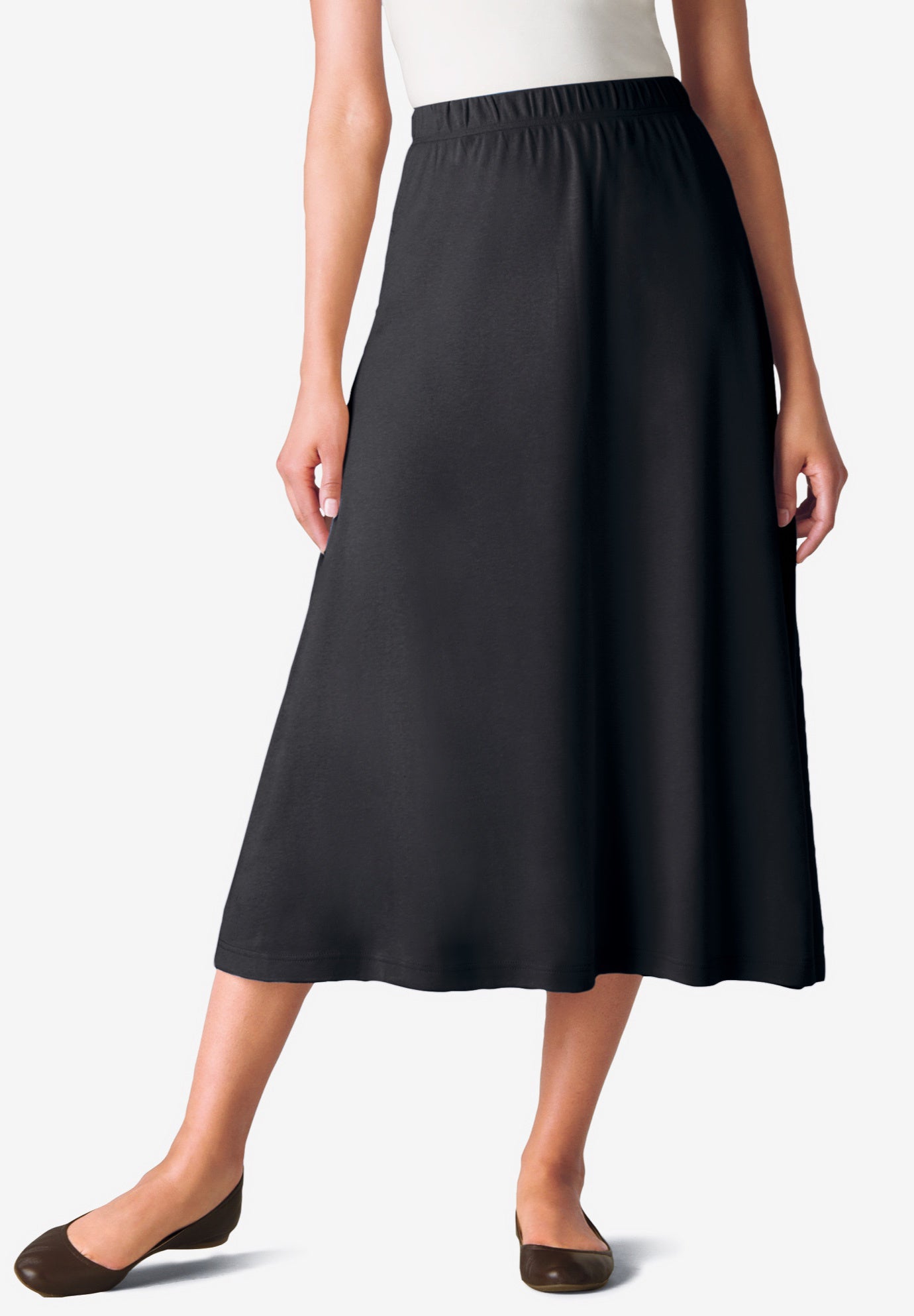 7-Day Knit A-Line Skirt image number 0