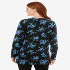 Perfect Printed Long-Sleeve Crewneck Tunic image number 1