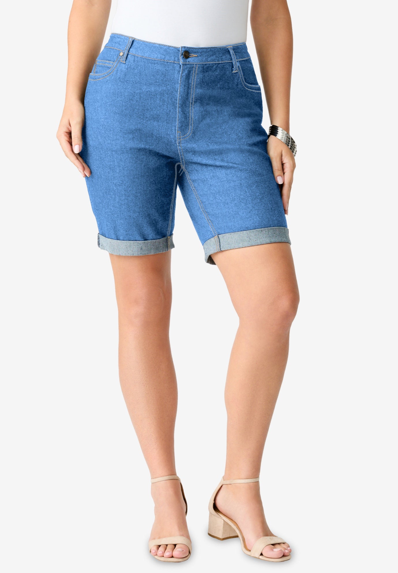 Plus Size 24/7 Stretch Cuffed Short image number 0