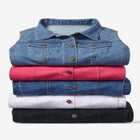 Stretch Denim Vest image number null