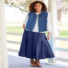 Stretch Denim Vest image number null