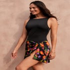 High-Neck Tank Swimdress image number null