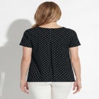 Stretch Cotton Trapeze Tee image number null