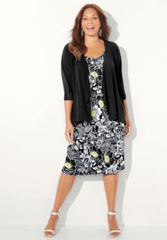 Women's Plus Size Jacket Dresses | Catherines Women's Plus Size Jacket Dresses | Catherines