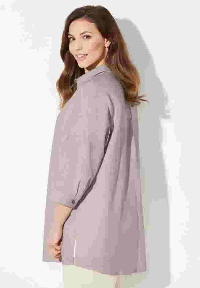 Classic Linen Buttonfront Shirt image number 2