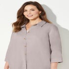 Classic Linen Buttonfront Shirt image number null