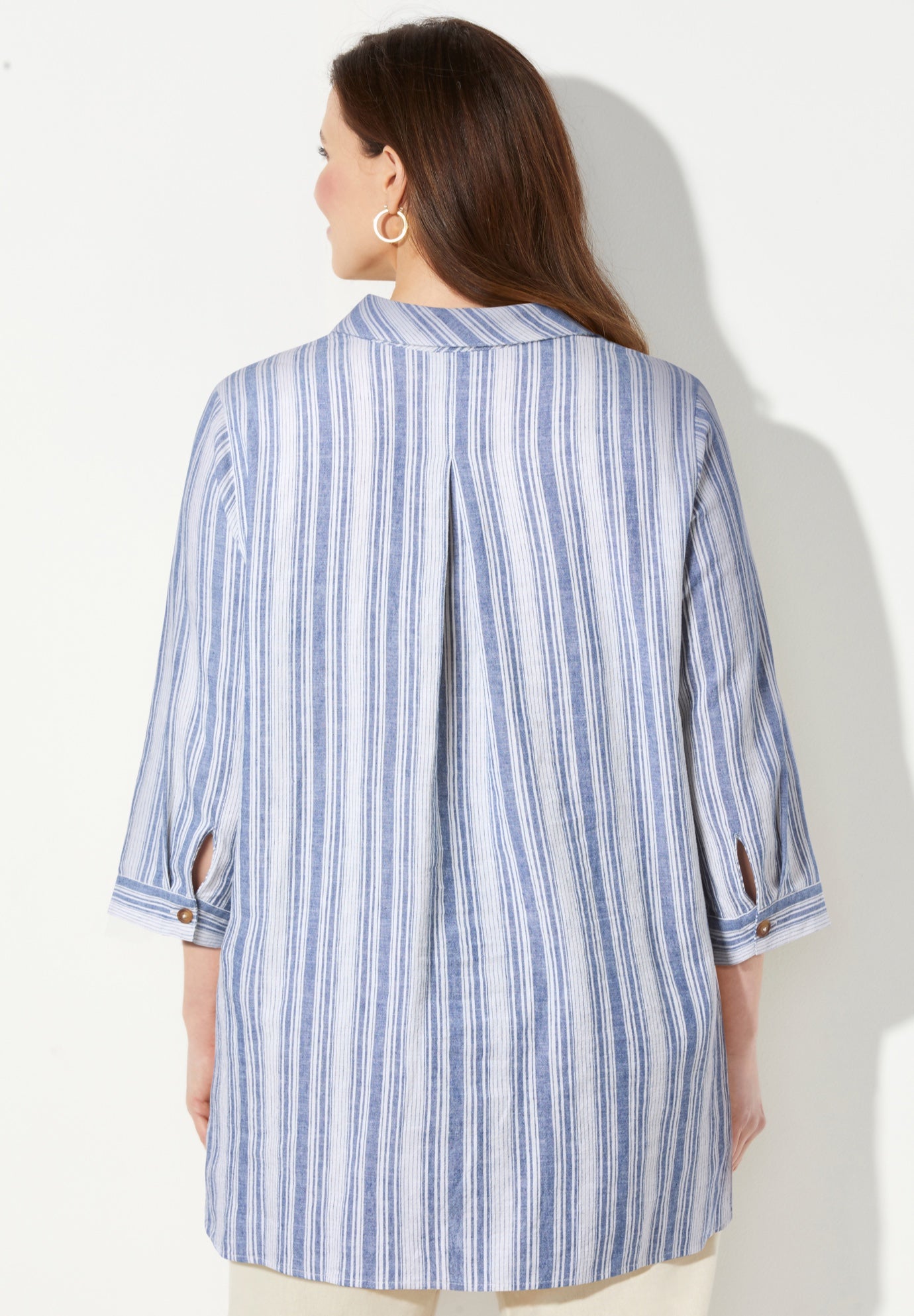 Classic Linen Buttonfront Shirt image number 1