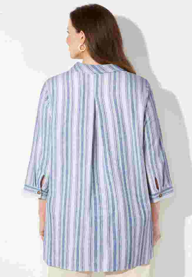 Classic Linen Buttonfront Shirt image number 1
