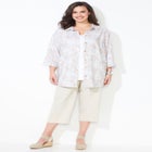 Classic Linen Buttonfront Shirt image number null