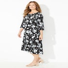 Strawbridge Fit & Flare Dress image number null