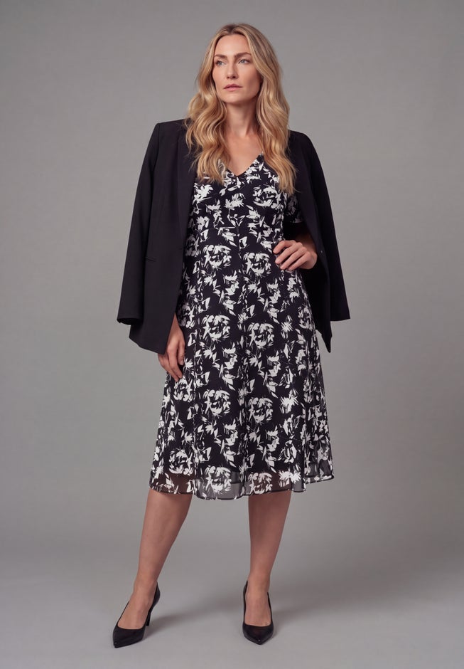 Bryn Reversible Mesh Midi Dress image number 2