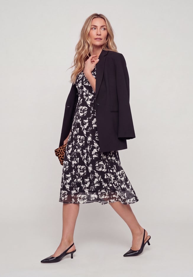 Bryn Reversible Mesh Midi Dress image number 3