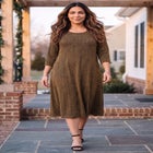Strawbridge Fit & Flare Dress image number 0