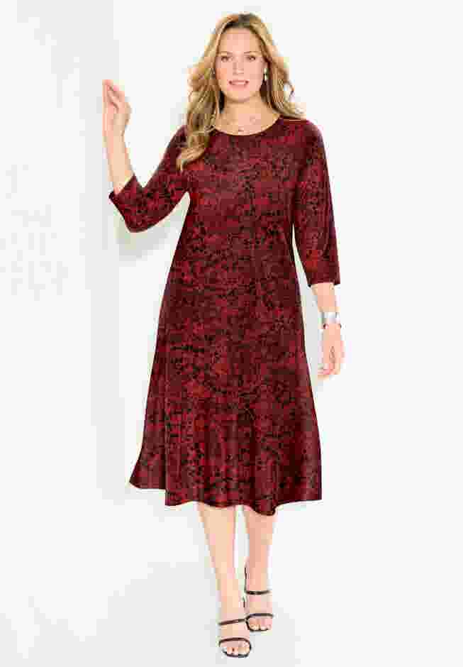 Strawbridge Fit & Flare Dress image number 0