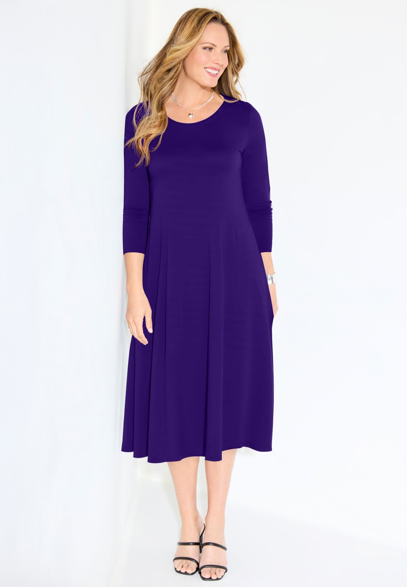 Strawbridge Fit & Flare Dress image number 0