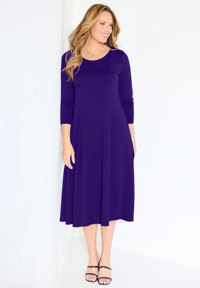 Strawbridge Fit & Flare Dress image number 0