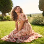 Tiered Chiffon Maxi Dress image number null