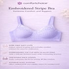 Comfort Choice&reg; Pinstripe Wireless Bra image number null