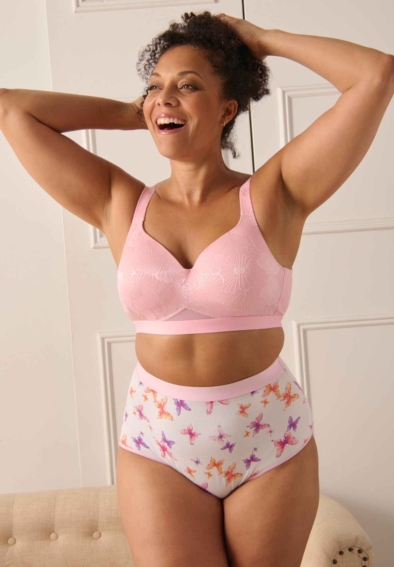 Catherines&reg; Lace Back-Smoothing Bra image number 0