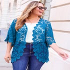 Graceful Crochet Kimono image number null
