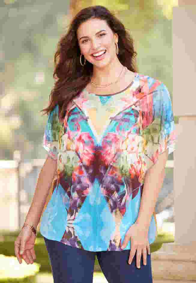 Poncho Duet Blouse image number 0