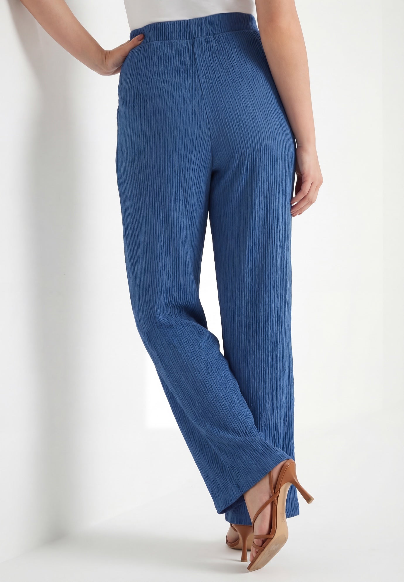 AnyWear Textured Wide Leg Pant image number 1