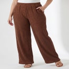 AnyWear Textured Wide Leg Pant image number null