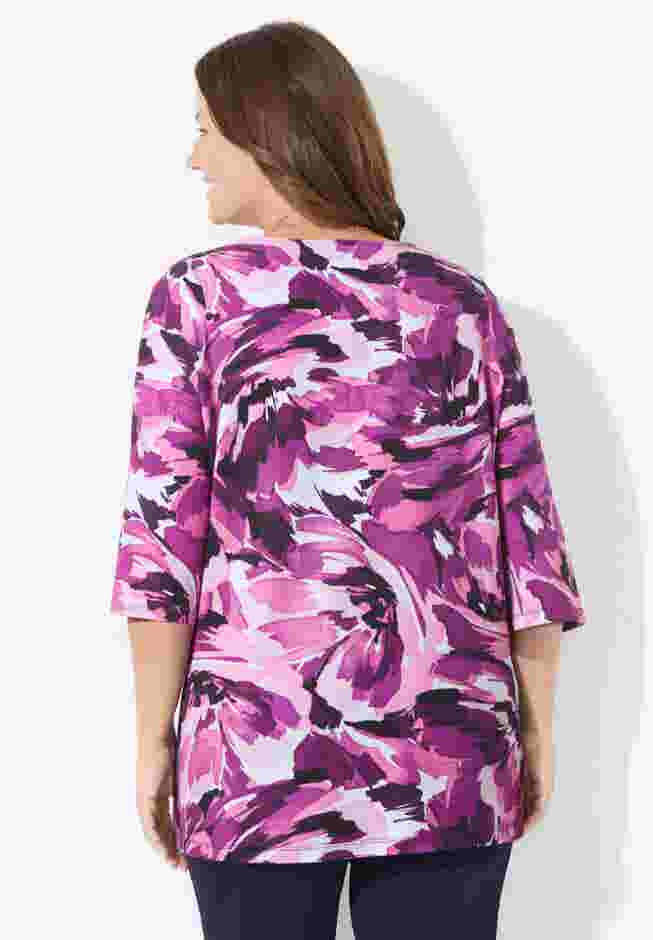 Ultra-Soft Square-Neck Tee image number 1