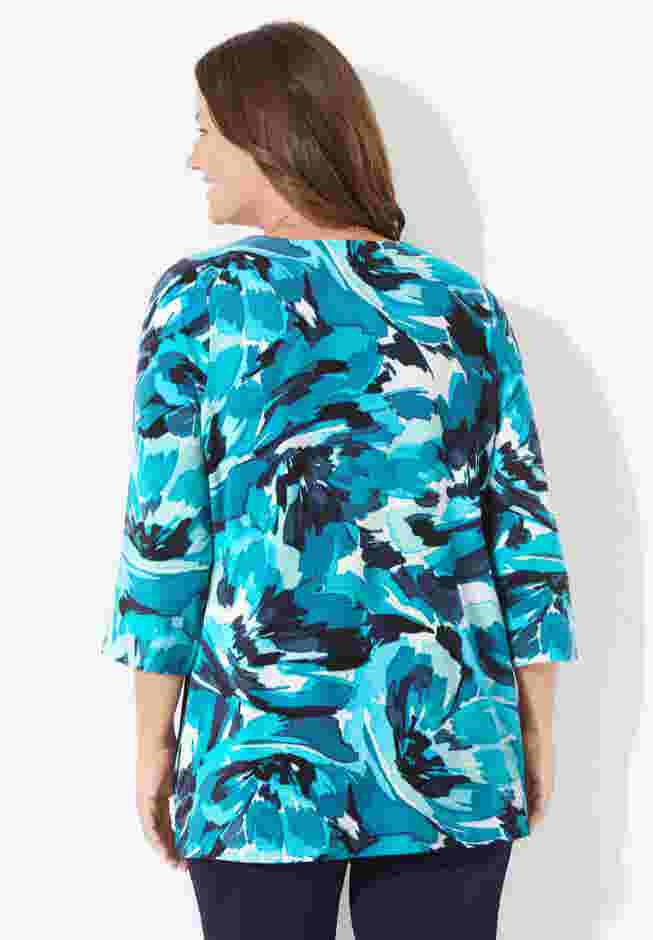 Ultra-Soft Square-Neck Tee image number 1