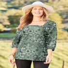 Ultra-Soft Square-Neck Tee image number null