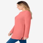 Ultra Soft Waffle Thermal Sweatshirt image number null