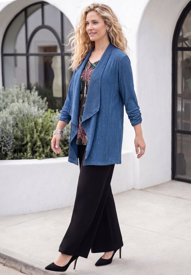 AnyWear Textured Cascade Jacket image number 2