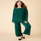 Cashmiracle™ Cable Sweater image number null