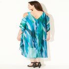 Open-Shoulder Chiffon Dress image number null