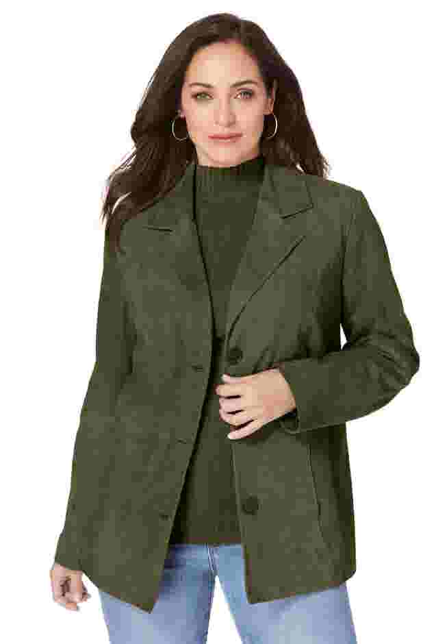 Suede Blazer image number 0