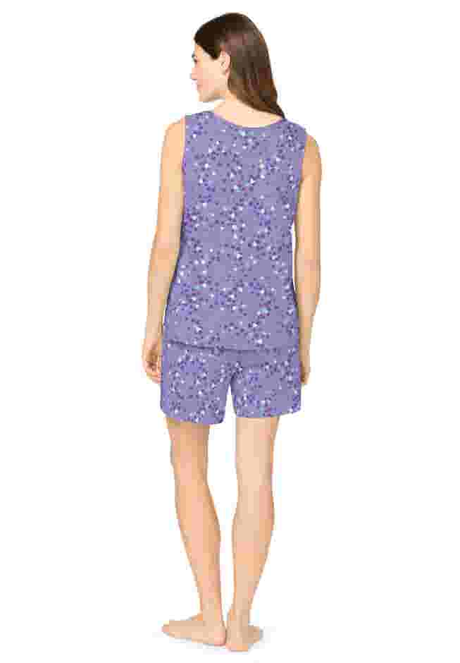 2-Piece Sleeveless Tee and Shorts PJ Set image number 1
