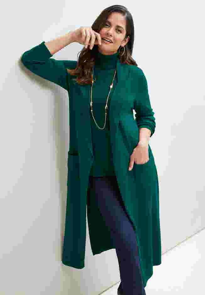 Cashmere Collared Duster image number 4
