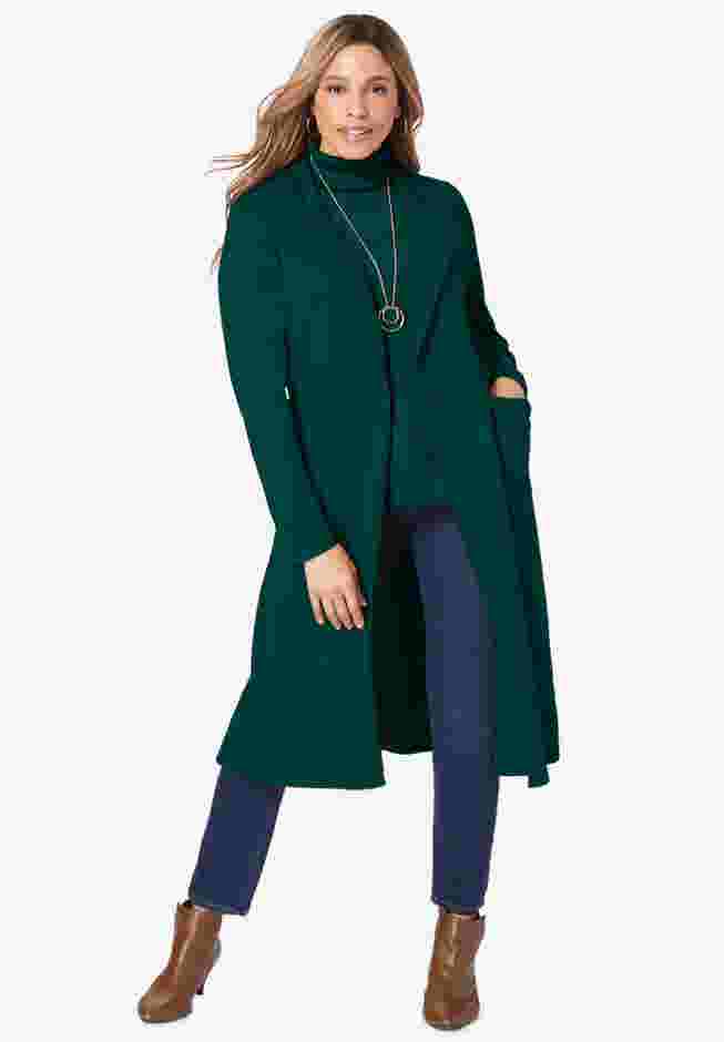 Cashmere Collared Duster image number 0