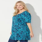 Easy Fit Notch-Neck Tee image number null