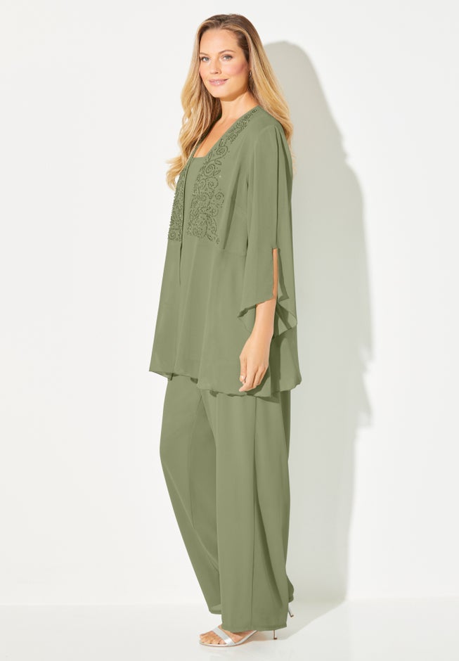 Masquerade Beaded Pant Set image number 2