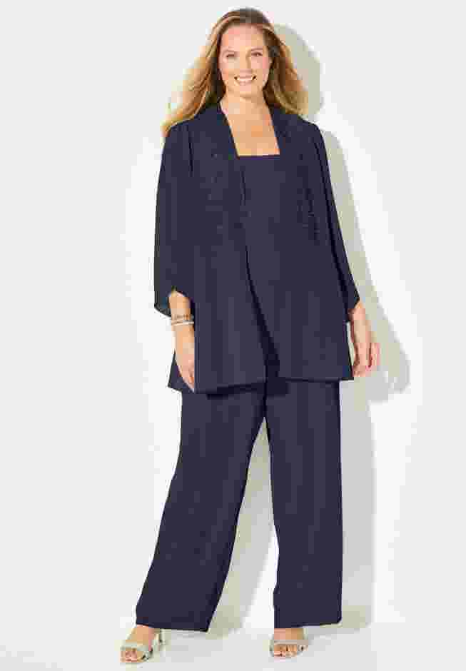 Masquerade Beaded Pant Set image number 0
