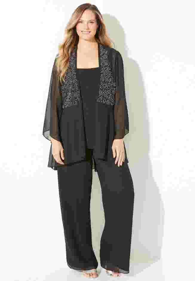 Masquerade Beaded Pant Set image number 0