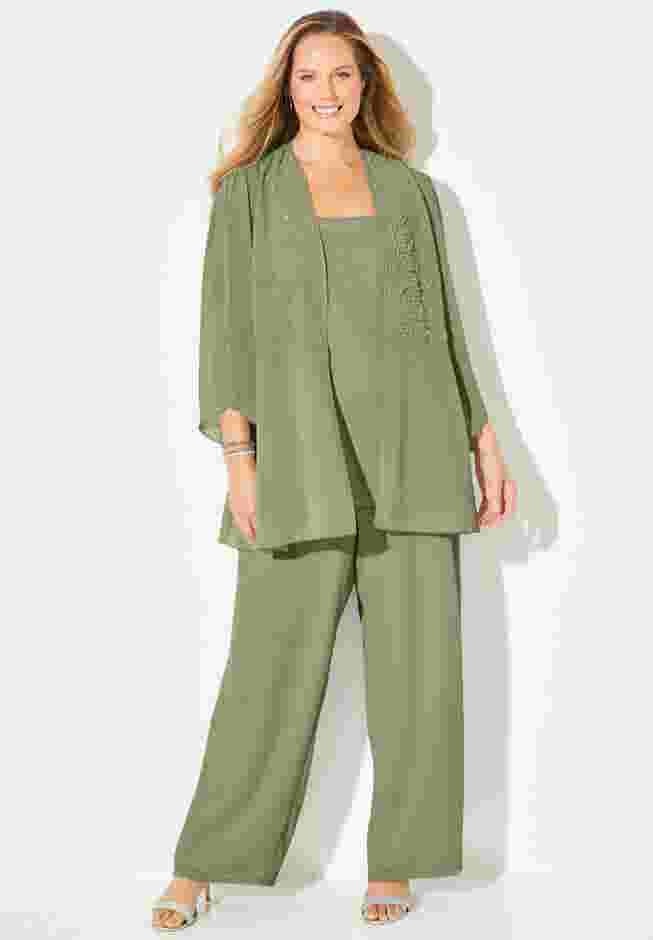 Masquerade Beaded Pant Set image number 0