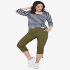 Stretch Cargo Capris by ellos&reg; image number null