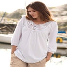 Crochet Trim Tunic image number null