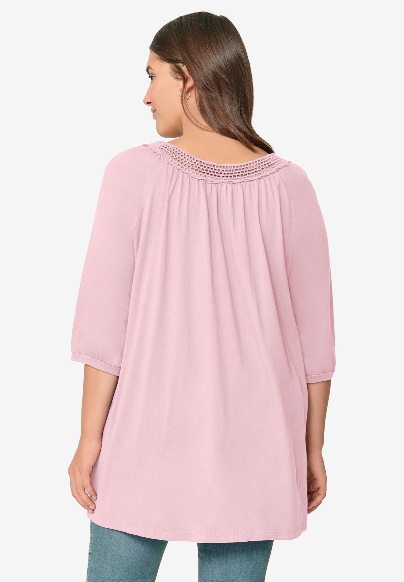 Crochet Trim Tunic image number 1