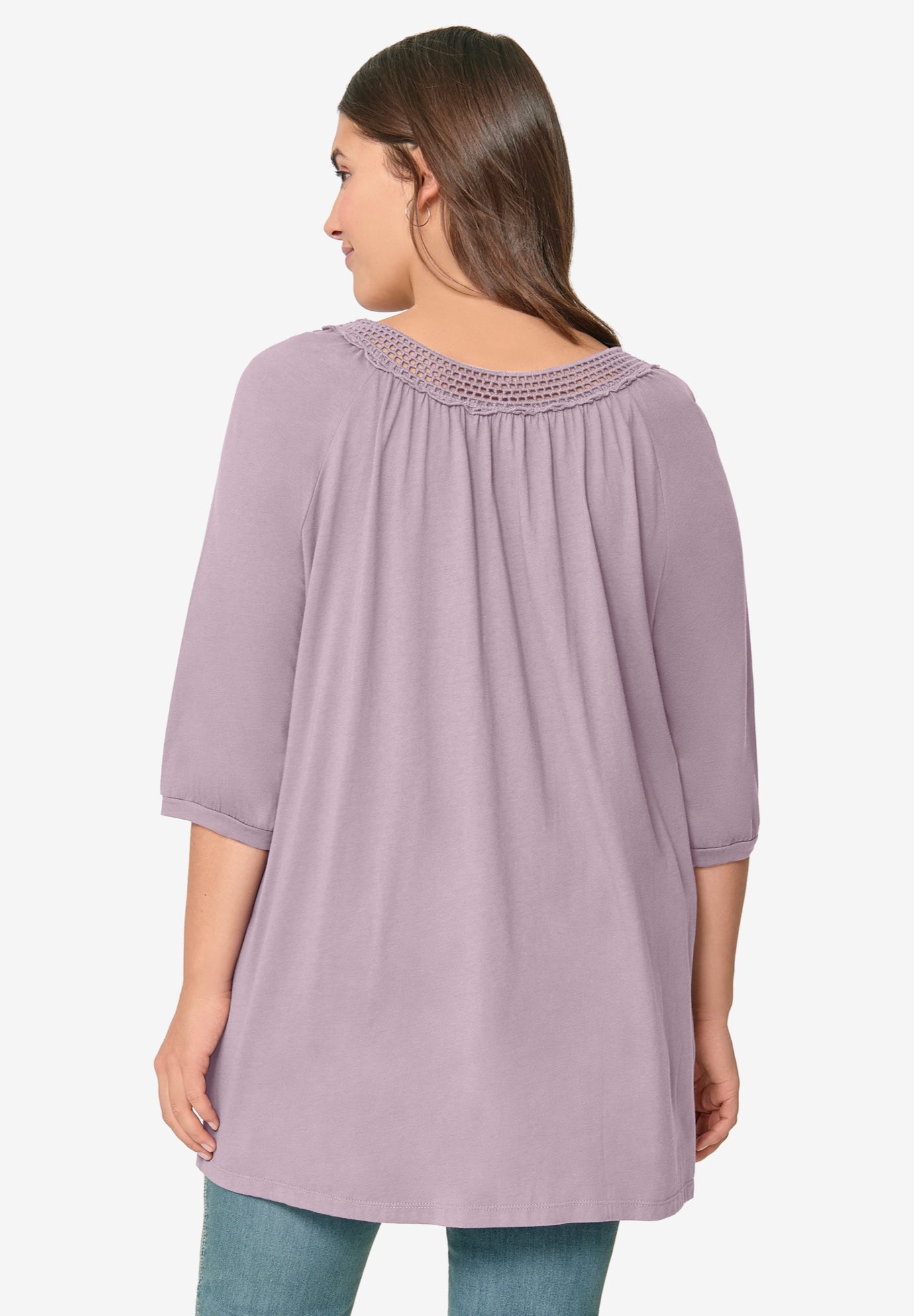 Crochet Trim Tunic image number 1